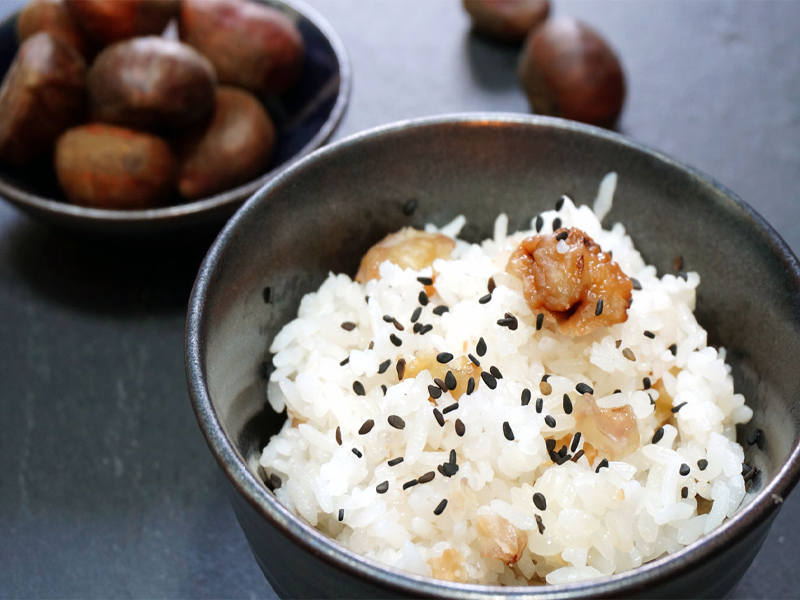 En tu viaje otoñal a Japón debes probar el delicioso Kuri Gohan